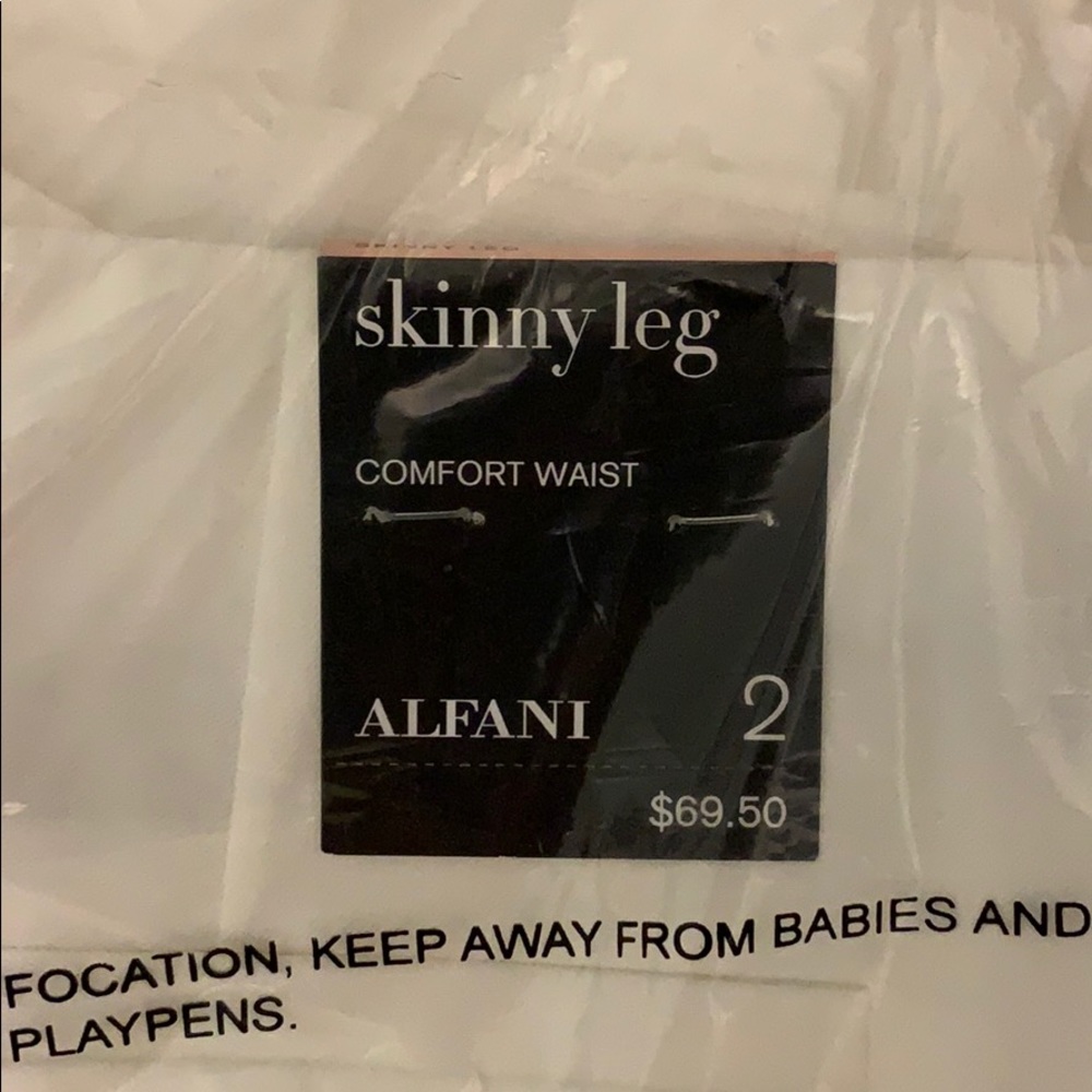 Alfani pants; 2